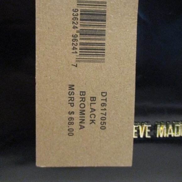 Steve Madden NEW Woman Small Black Red Gold Tone Magnetic Top Strap Bag Purse - Picture 3 of 13